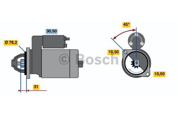Starter Bosch 0 001 115 035