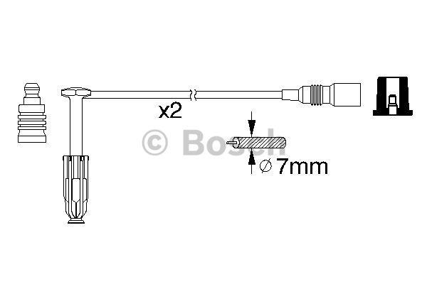 Bosch Ignition lead set – price 124 PLN