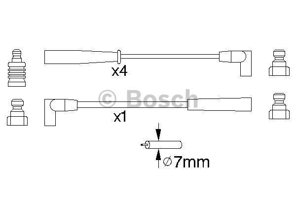 Bosch Ignition lead set – price 89 PLN