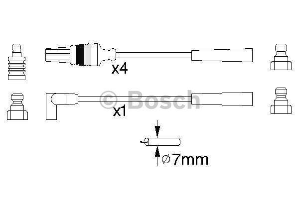 Bosch Ignition lead set – price [object Object] PLN