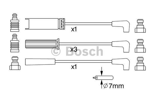 Bosch Ignition lead set – price 71 PLN