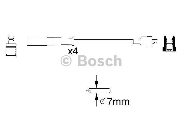 Bosch Ignition lead set – price 75 PLN