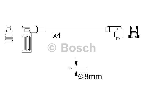 Bosch Ignition lead set – price 79 PLN