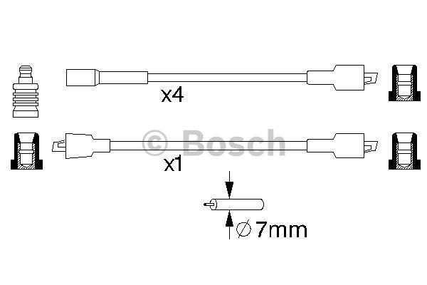 Bosch Ignition lead set – price 51 PLN