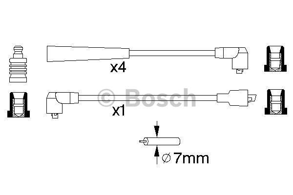 Bosch Ignition lead set – price 47 PLN