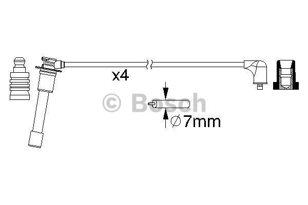 Bosch Ignition lead set – price 137 PLN