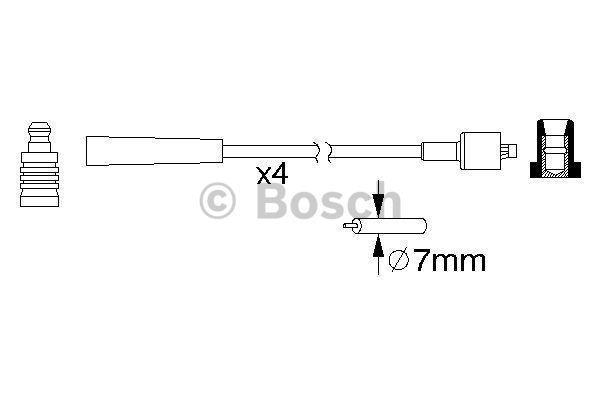 Bosch Ignition lead set – price 69 PLN