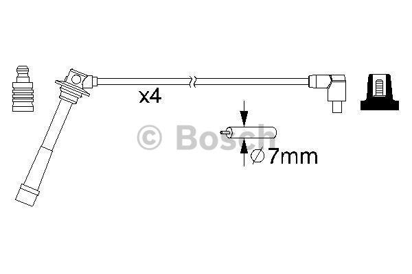 Bosch Ignition lead set – price 166 PLN
