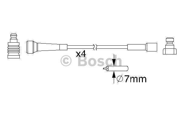 Bosch Ignition lead set – price 58 PLN