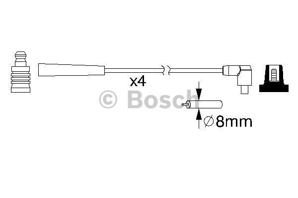 Bosch Ignition lead set – price 103 PLN