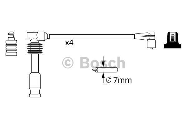 Bosch Ignition lead set – price 105 PLN