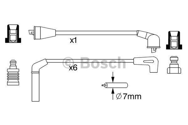 Bosch Ignition lead set – price 116 PLN