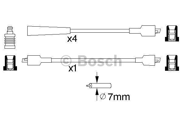 Bosch Ignition lead set – price 62 PLN