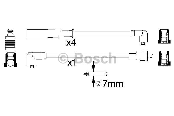 Bosch Ignition lead set – price 106 PLN