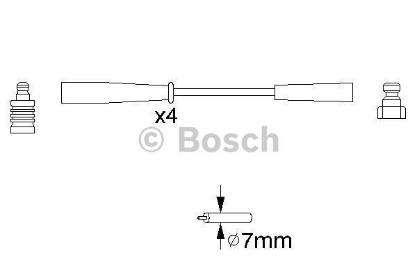 Bosch Ignition lead set – price 61 PLN