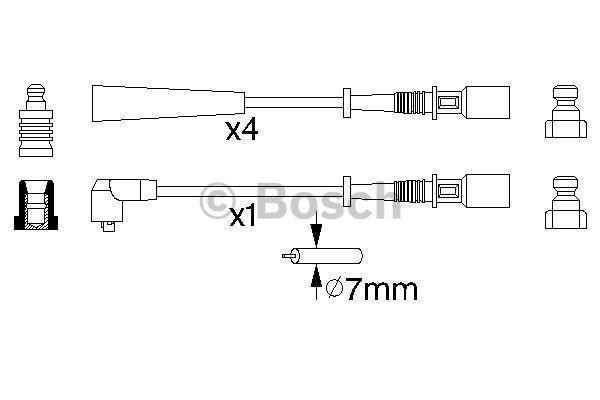 Bosch Ignition lead set – price 83 PLN