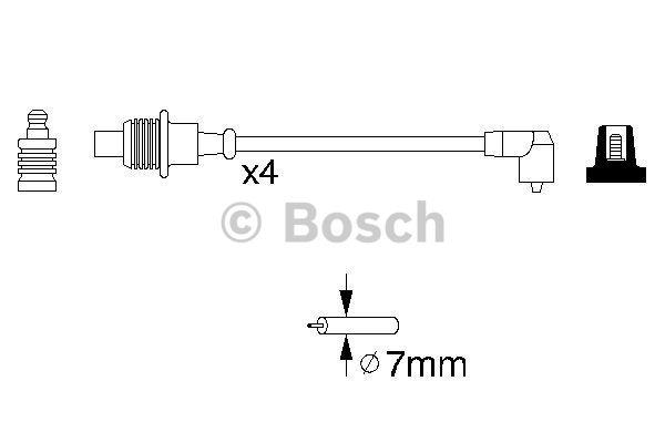 Bosch Ignition lead set – price 82 PLN