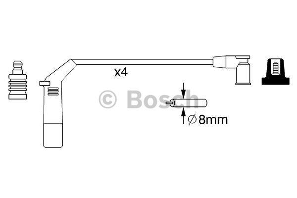 Bosch Ignition lead set – price 78 PLN