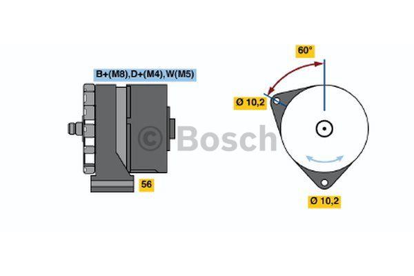 Alternator Bosch 0 120 468 146