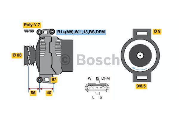 Bosch Alternator – price [object Object] PLN