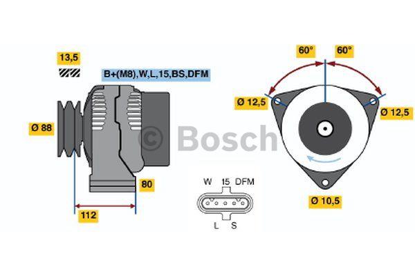 Bosch Alternator – price [object Object] PLN