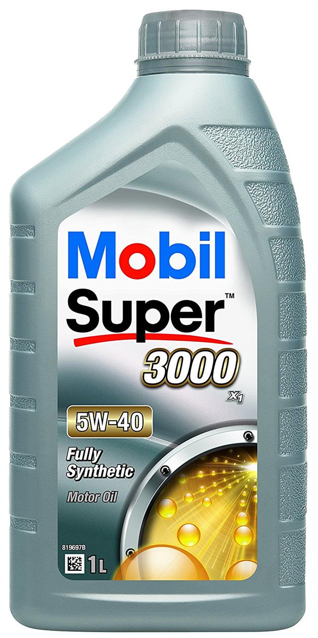 Engine oil Mobil Super 3000 X1 5W-40, 1L Mobil 152567