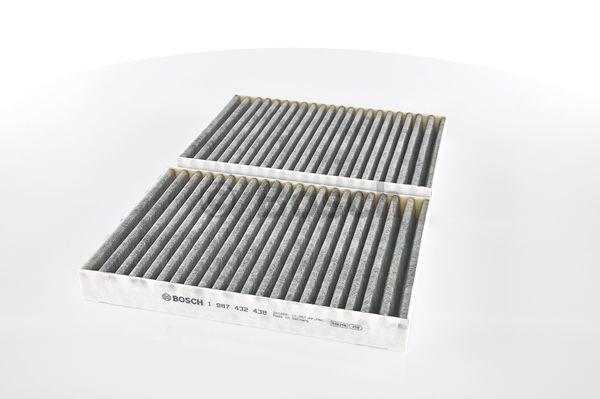 Cabin filter with activated carbon Bosch 1 987 432 438