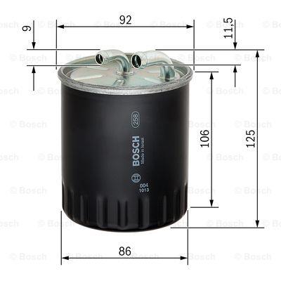 Fuel filter Bosch 1 457 434 437