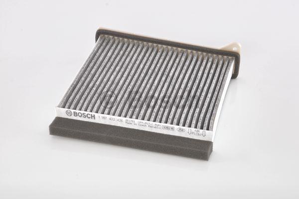 Cabin filter with activated carbon Bosch 1 987 432 426