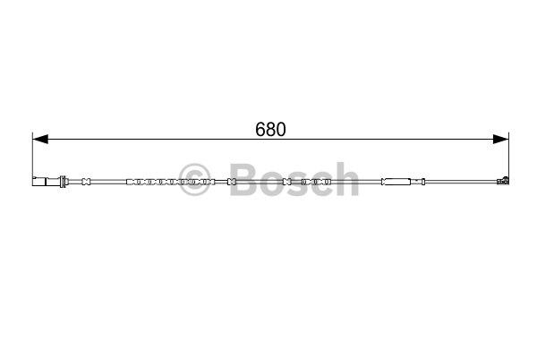 Bosch Brake pad wear sensor – price 50 PLN