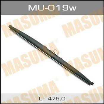 Masuma MU-019W Wiper Blade Frameless Winter Masuma Nano Graphite 480 mm (19") MU019W