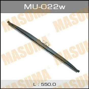Masuma MU-022W Wiper Blade Frameless Winter Masuma Nano Graphite 550 mm (22") MU022W