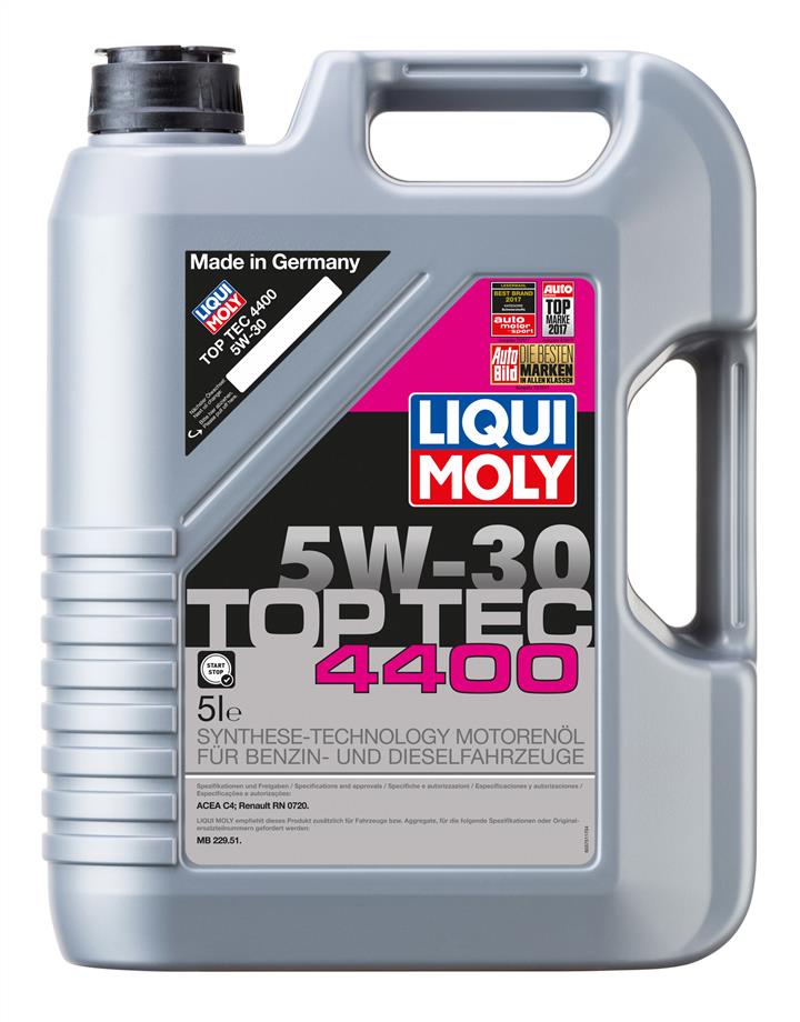 Engine oil Liqui Moly Top Tec 4400 5W-30, 5L Liqui Moly 2322