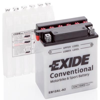 Exide EB12AL-A2 Battery Exide Conventional 12V 12AH 165A(EN) R+ EB12ALA2