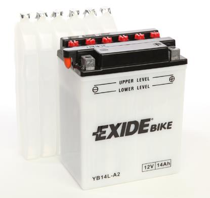 Exide EB14L-A2 Battery Exide Conventional 12V 14AH 145A(EN) R+ EB14LA2