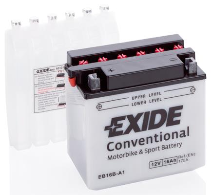 Exide EB16B-A1 Battery Exide 12V 16AH 175A(EN) L+ EB16BA1