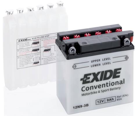 Exide 12N9-3B Battery Exide Conventional 12V 9AH 85A(EN) R+ 12N93B