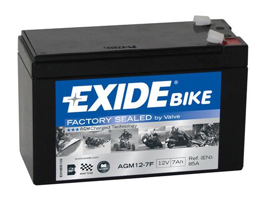 Exide AGM12-7F Battery Exide AGM Ready 12V 7AH 85A(EN) L+ AGM127F