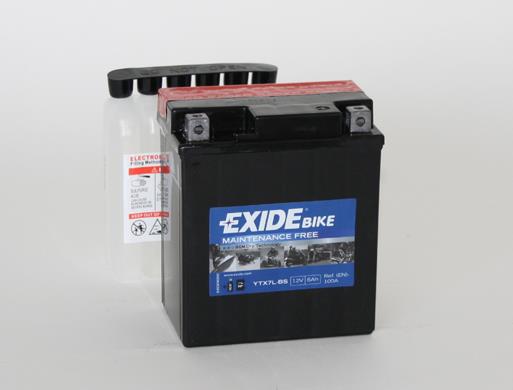 Exide ETX7L-BS Battery Exide AGM 12V 6AH 100A(EN) R+ ETX7LBS