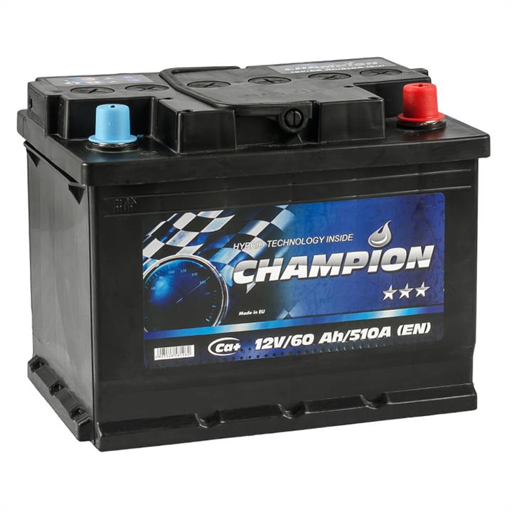 Champion Battery CHB60-0 Battery Champion Battery Black 12V 60AH 510A(EN) R+ CHB600