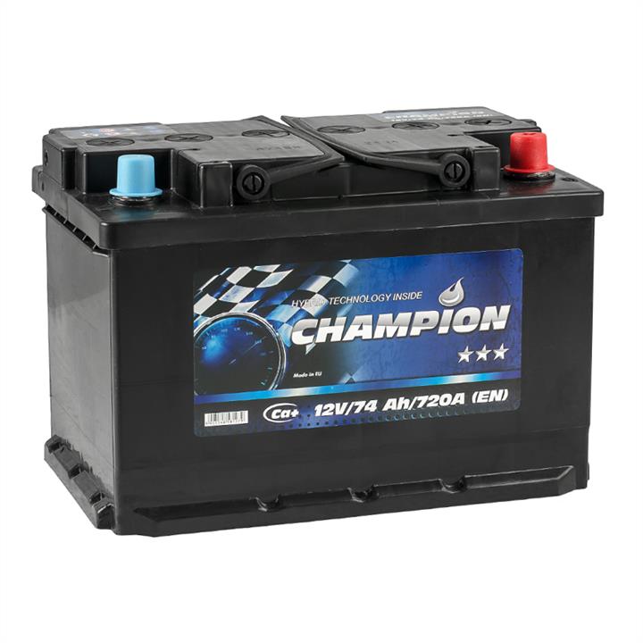 Champion Battery CHB74-0 Battery Champion Battery Black 12V 74AH 720A(EN) R+ CHB740