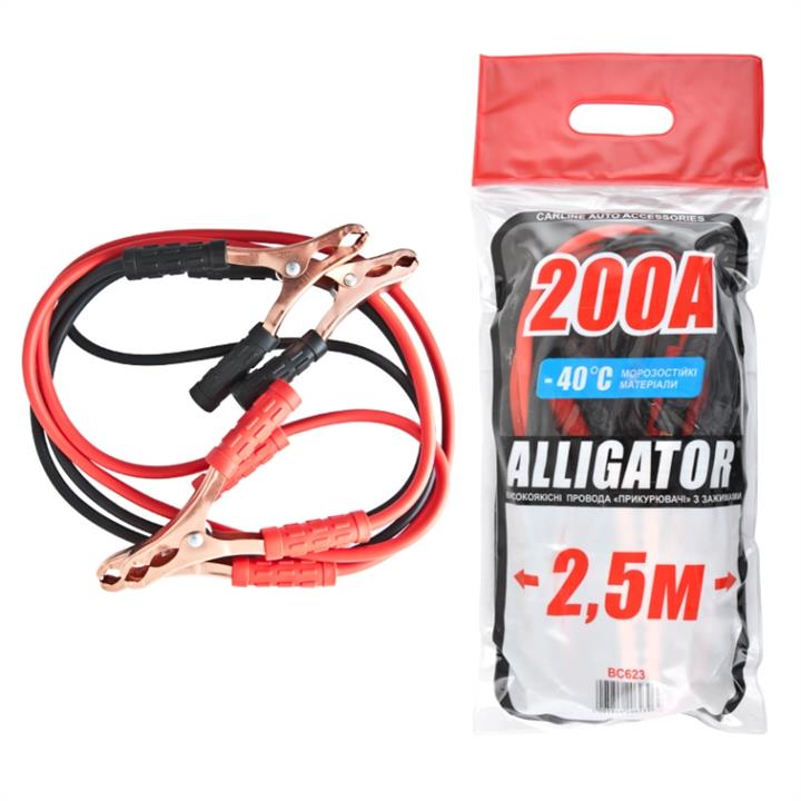 Jump wires ALLIGATOR BC623 CarLife 200A 2,5m package CarLife BC623