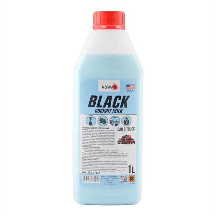 Nowax NX01125 NOWAX BLACK Cocpit Milk Plastic Polish, 1L NX01125