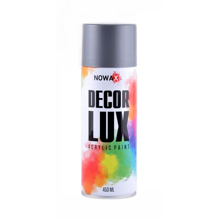 Nowax NX48016 Acrylic paint, glossy, silver gray, 450 ml NX48016
