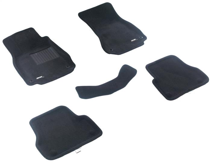 Sotra LAD0220-PP-BL Interior mats Sotra Premium two-layer black for Audi A6 (2011-) LAD0220PPBL