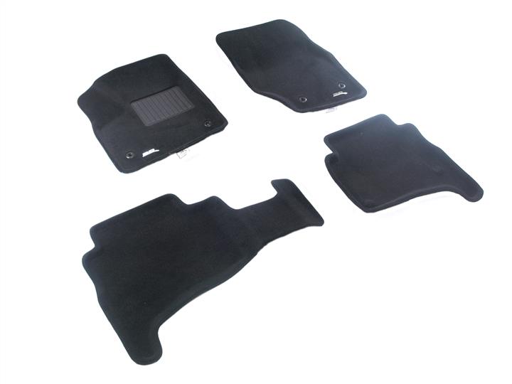 Sotra LPO0040-PP-BL Interior mats Sotra Premium two-layer black for Porsche Cayenne (2008-2011) LPO0040PPBL