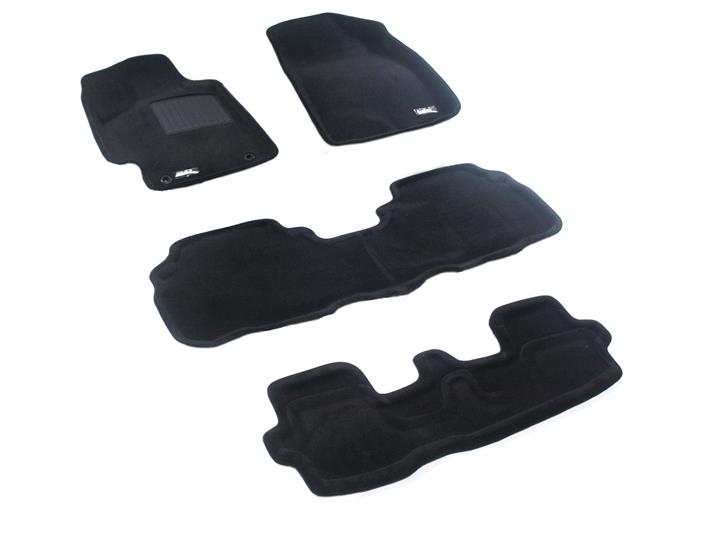 Sotra LTY0760-PP-BL Interior mats Sotra Premium two-layer black for Toyota Highlander (2008-2011) LTY0760PPBL