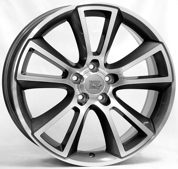 WSP Italy ROP18800440XND Light Alloy Wheel WSP Italy W2504 MOON (OPEL) 8x18 5x105 ET40 DIA56,6 ANTHRACITE POLISHED ROP18800440XND