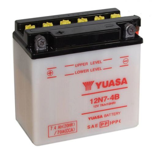 Yuasa 12N7-4B Battery Yuasa 12V 7AH 75A(EN) L+ 12N74B