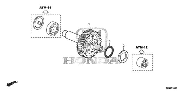 91030RV2004 Honda Bearing